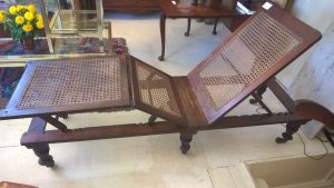 Robinson patent campaign daybed 1870