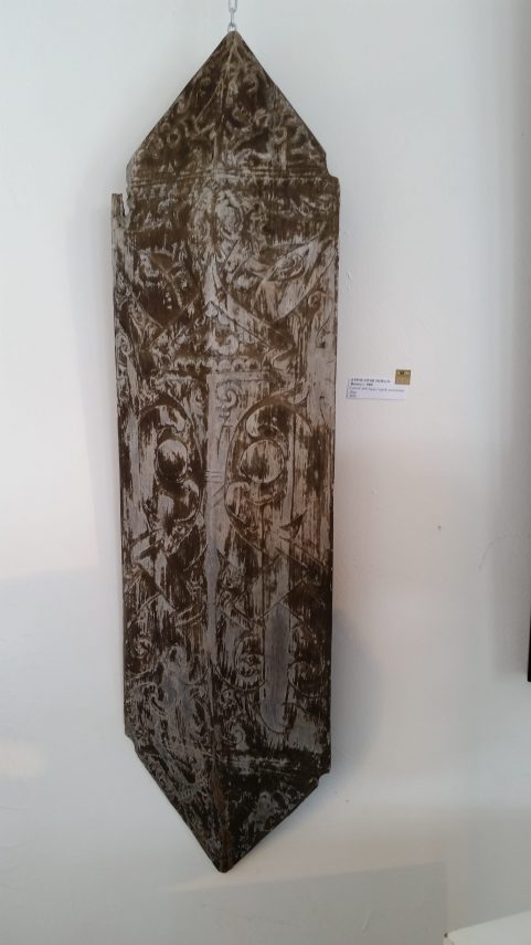 A carved Dyak (Iban) Fighting Shield