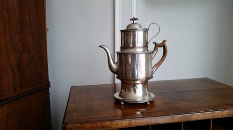 A very rare Old Sheffield plate tea & coffee Biggin c. 1790