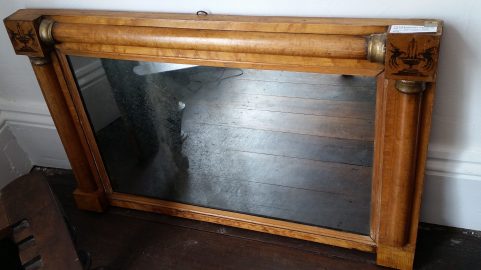 William IV overmantel mirror