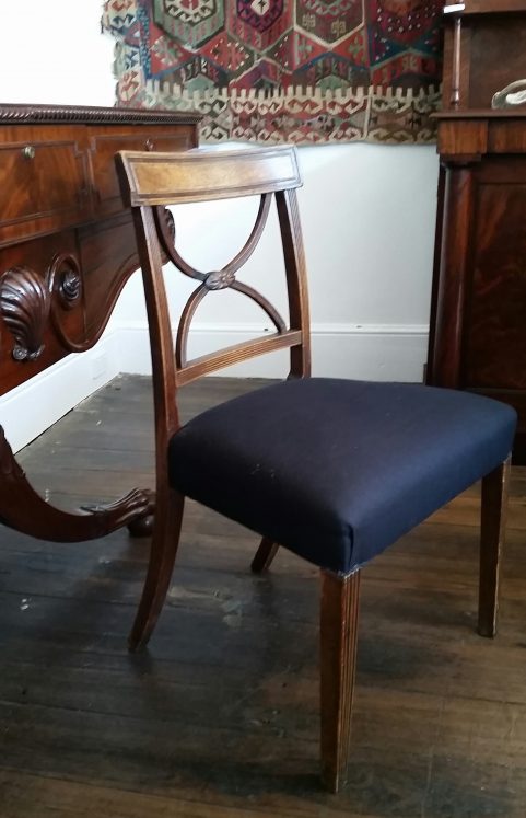 Gillows type cross back chair c 1800