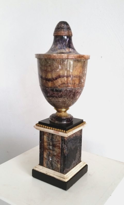 Blue John ormolu mounted vase c 1800