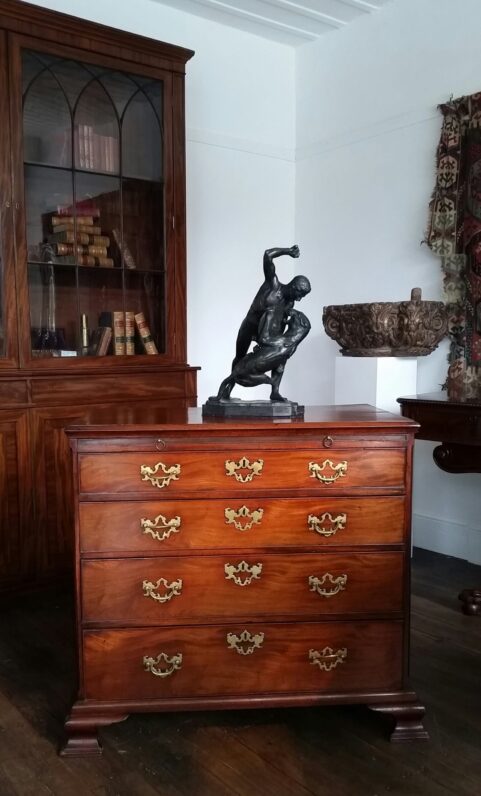 Chippendale period gentleman’s chest of drawers c 1770