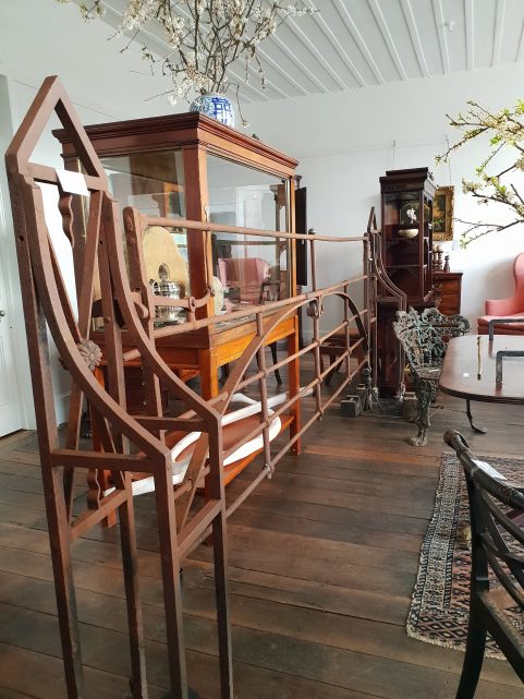 Regency period entrance gate and original posts c 1820