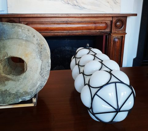 Murano glass pendant light c 1971