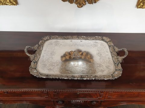 The Earl of Lauderdale’s Old Sheffield plate tray c 1825