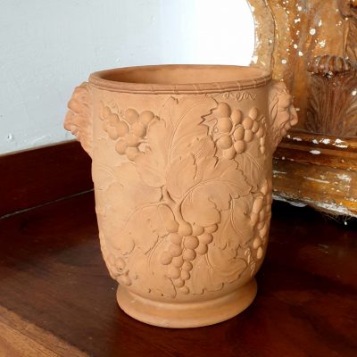 Regency terracotta Bacchic wine cooler  c 1820