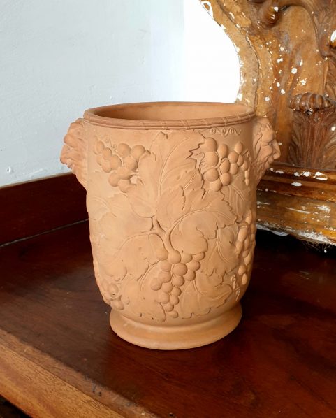 Regency terracotta Bacchic wine cooler  c 1820