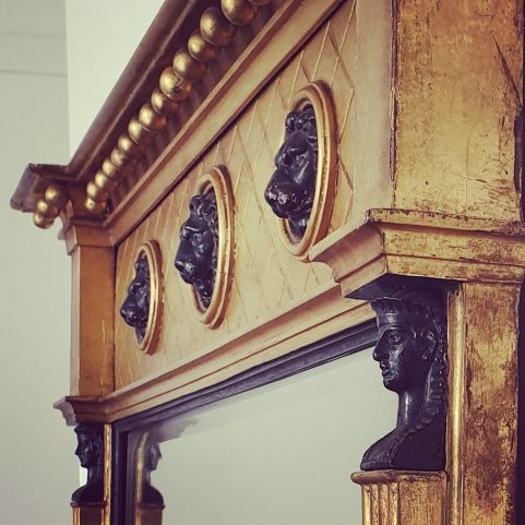 English Regency overmantel mirror c 1815