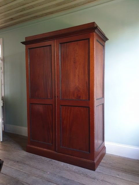 Tasmanian Colonial period Grecian cedar wardrobe c 1830