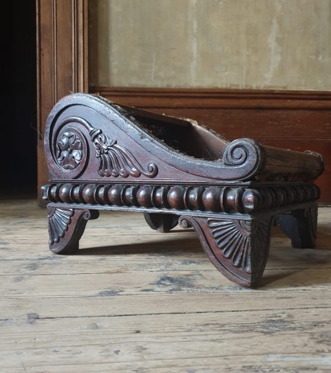 Regency mahogany Grecian footstool c 1815