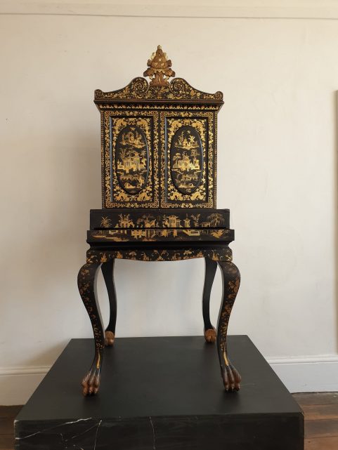 Catonese Export reading sewing writing cabinet c1840