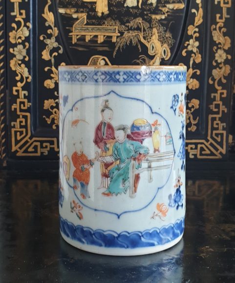 Cantonese porcelain Punch Mug c1800