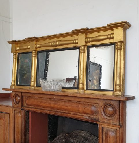 Landscape overmantel Mirror c 1830