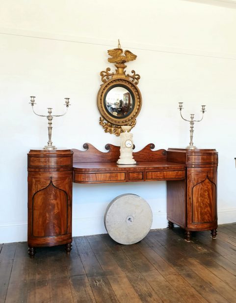 Scottish Regency turret end Sideboard c1815