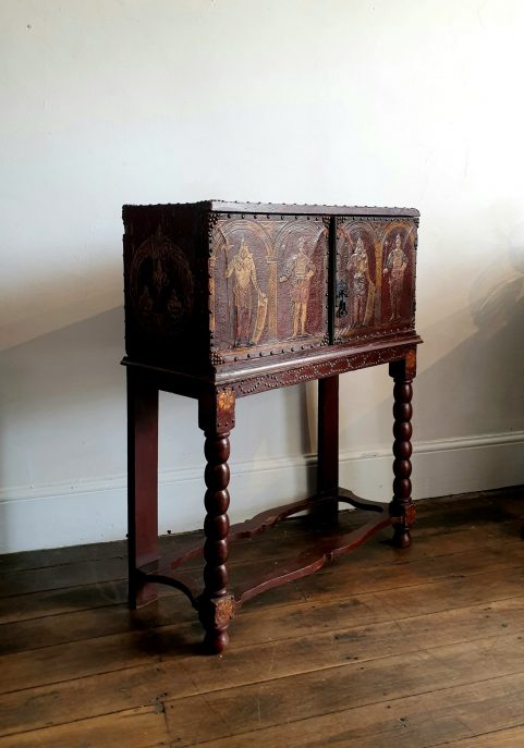 Clan Leslie Cabinet c 1700 and 1830