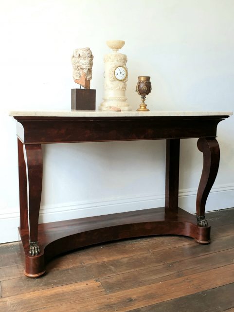 French Empire mahogany Console Table c 1810