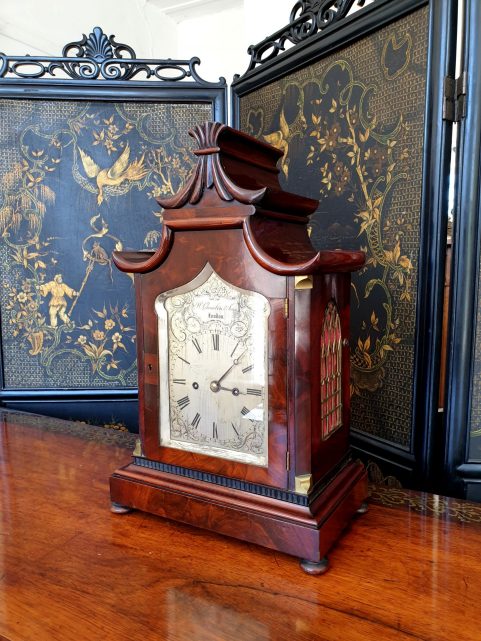 Chinoiserie Table Clock c 1825