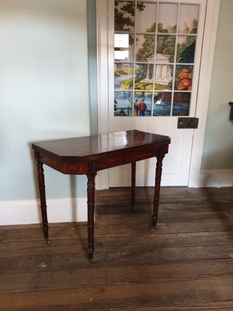 Regency Mahogany Card Table c1815