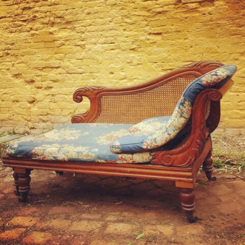 Campaign Sofa by SW Silver of London c1845