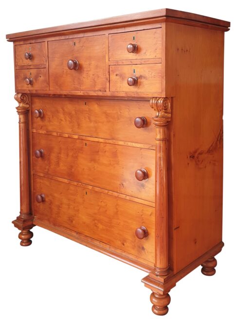 Tasmanian Colonial period Huon pine Chest of Drawers c1845