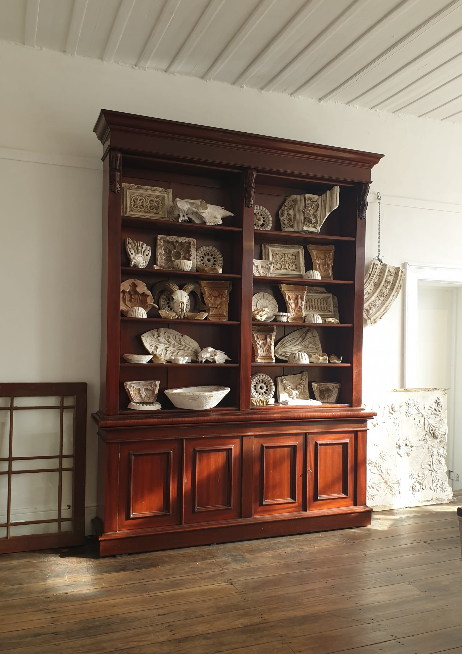 Australian Cedar Library Bookcase c 1880 Warwick Oakman