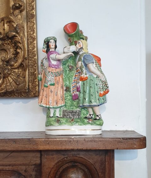 Staffordshire Mantel Vase c 1850