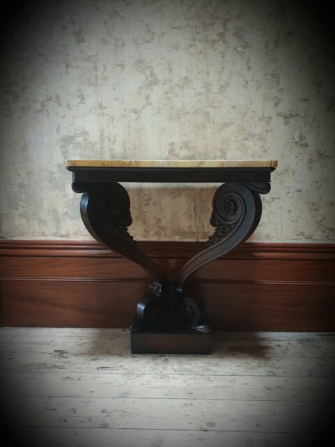 Greek Revival Rosewood console Table c 1830