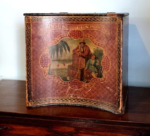 Curious Gunpowder Tea Box c1830