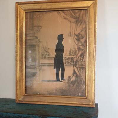 Large Portrait Silhouette c 1830