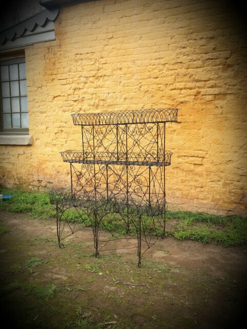 Victorian Wirework Plant Stand c1880