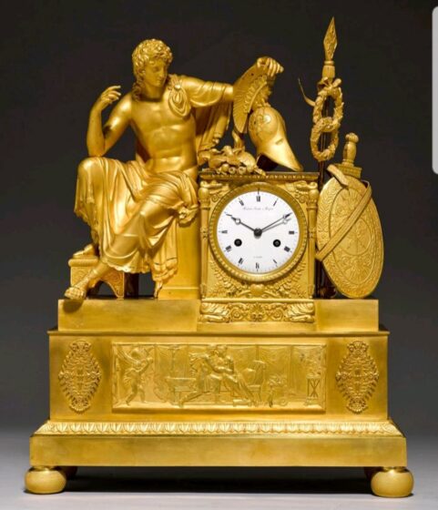 The Return of Odysseus clock Paris c1815