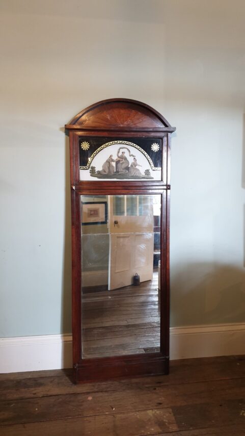 Danish Neo Classical Pier Mirror c 1815