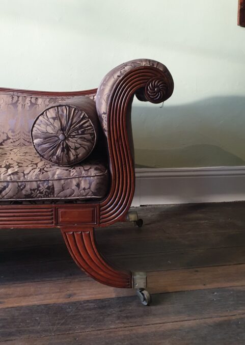 Scottish Regency Chaise Longue c1810