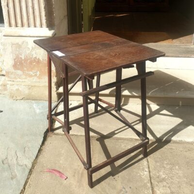 Hatherley type Teak Campaign Table Easel c1910