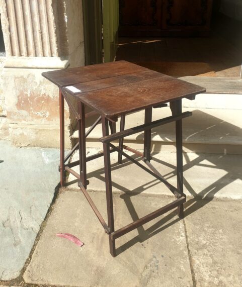 Hatherley type Teak Campaign Table Easel c1910