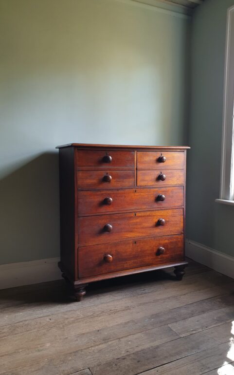 Tasmanian Colonial Period Double Lum Chest of Drawers c1840