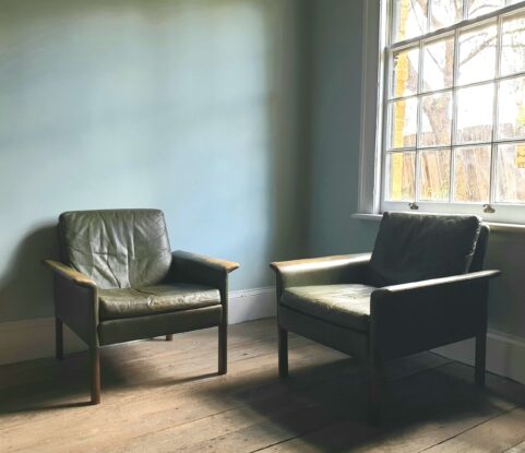 Pair of Danish Armchairs c1962 by Hans Olsen