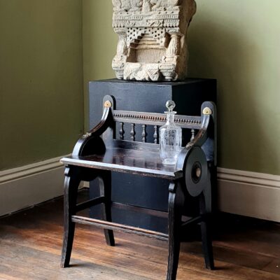 James Shoolbred Aesthetic Movement Hallchair c 1870