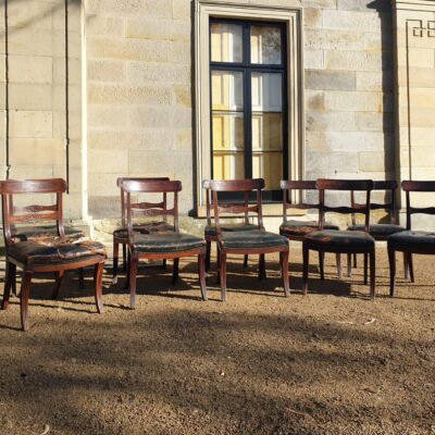 Set of Ten Regency Gillows Dining Chairs c1805