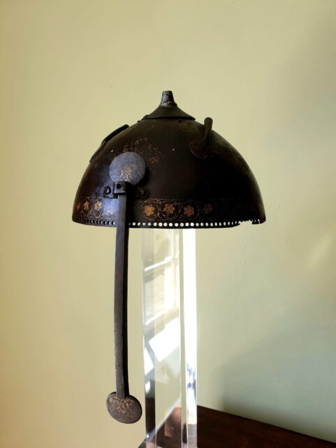 Safavid Gold Damascened Khula Khud Helmet c1680