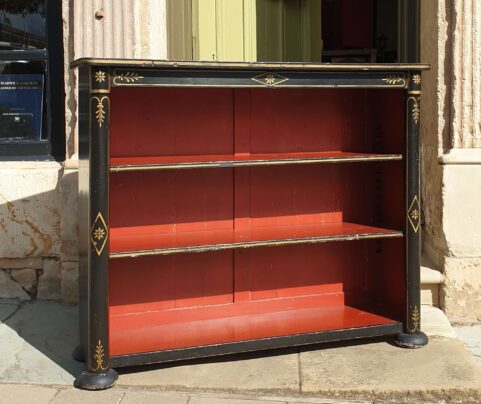 William IV Painted Low Bookcase c1835