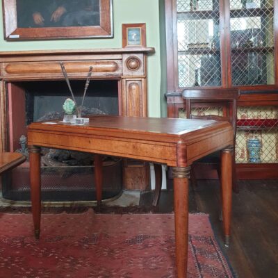 French Art Deco Amboyna Writing Table c1920
