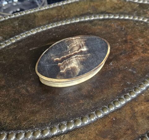 Regency Horn SnuffBox c1810