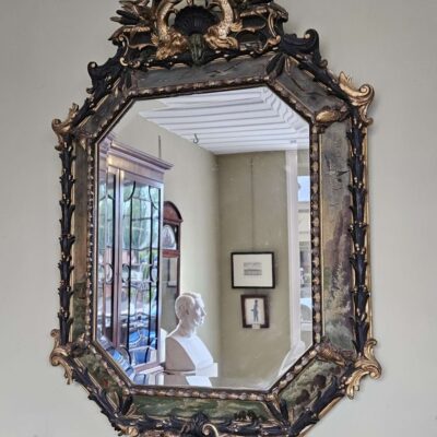 Florentine lacca povera Nautical Mirror c 1870