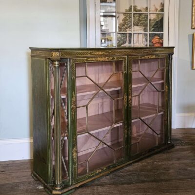 Chinoiserie Low Bookcase c 1880