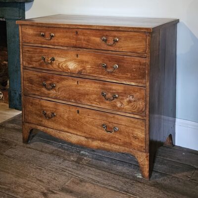 George III Elm Chest of Drawers c 1810