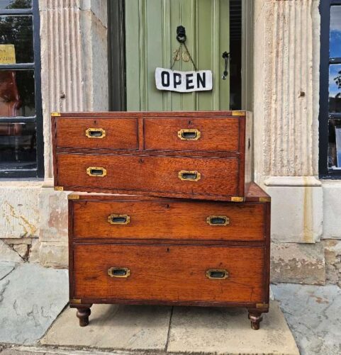 Campaign Chest of Drawers c1840
