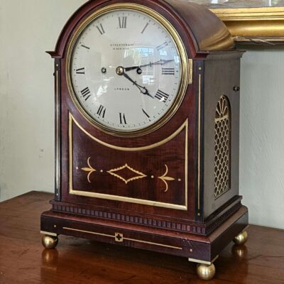 Regency Brass Inlaid Bracket Clock c1815