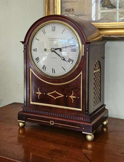 Regency Brass Inlaid Bracket Clock c1815